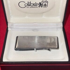 Vintage Letter R Colibri of London money clip